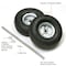Global Industrial Replacement Pneumatic 10 Hand Truck Wheel Kit 330CP32 - alternate 2